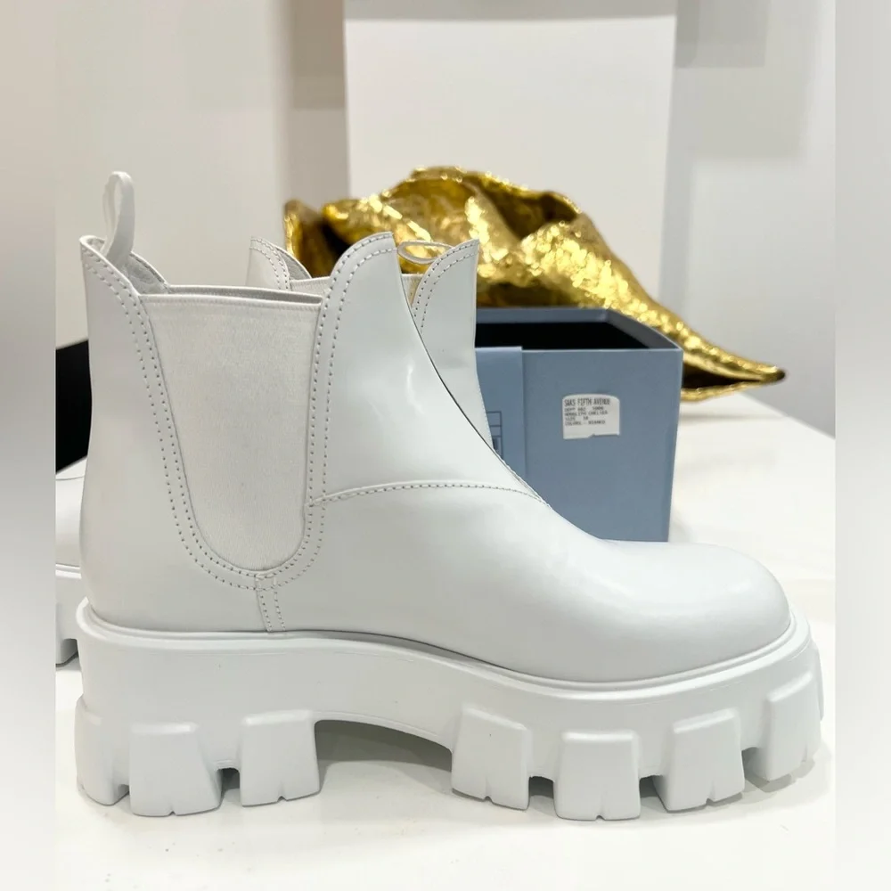 Prada Monolith Chelsea Boots - Picture 2 of 10